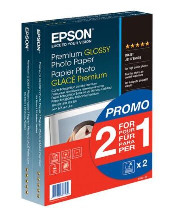 Epson Premium Glossy Photo Paper Bogof Fotopapir Skinnende 40 Ark 100   150 Mm 255       Pakke Med