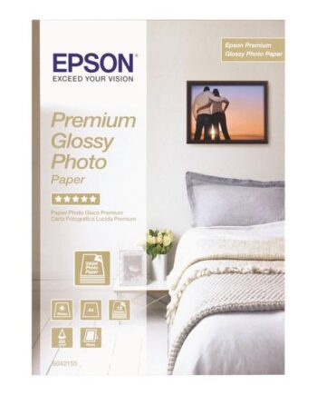 Epson Premium Glossy Photo Paper Fotopapir Skinnende 25 Ark A2