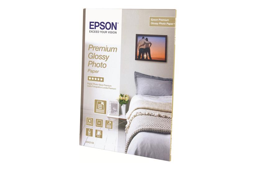 Epson Premium Glossy Photo Paper Fotopapir Skinnende 30 Ark 130 180 Mm 255