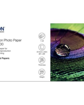 Epson Production Fotopapir Skinnende   Rulle    Rulle  91   Cm   30    200