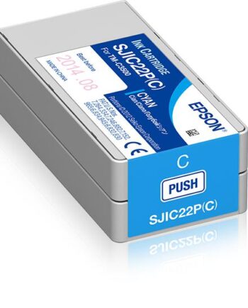 Epson Sjic22p    Cyan Original Blækpatron