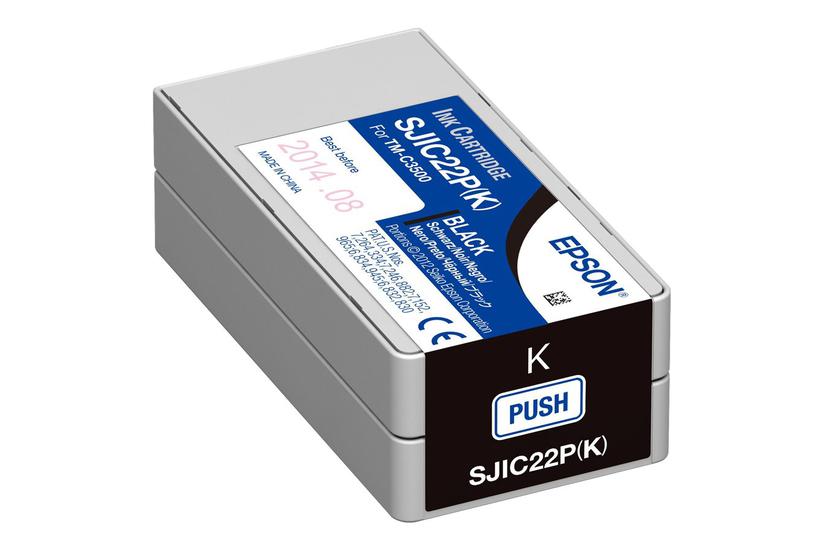 Epson Sjic22p Printerpatroner Sort