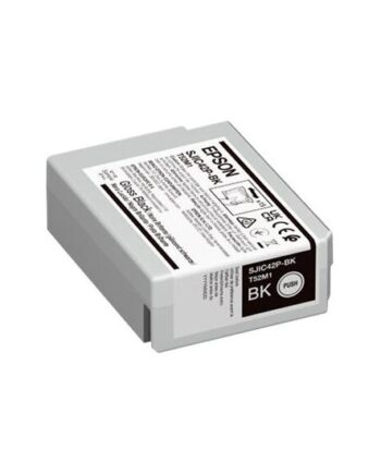 Epson Sjic42p-bk Sort Original Blækpatron