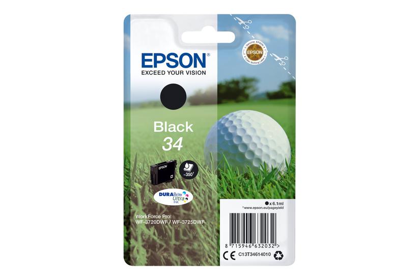 Epson 34 Sort Original Blækpatron