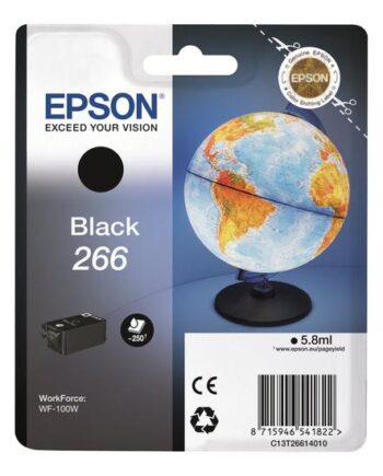 Epson 266 Sort Original Blækpatron