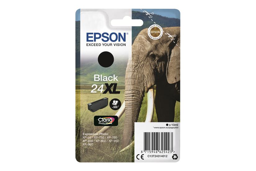 Epson 24 Sort Original Blækpatron
