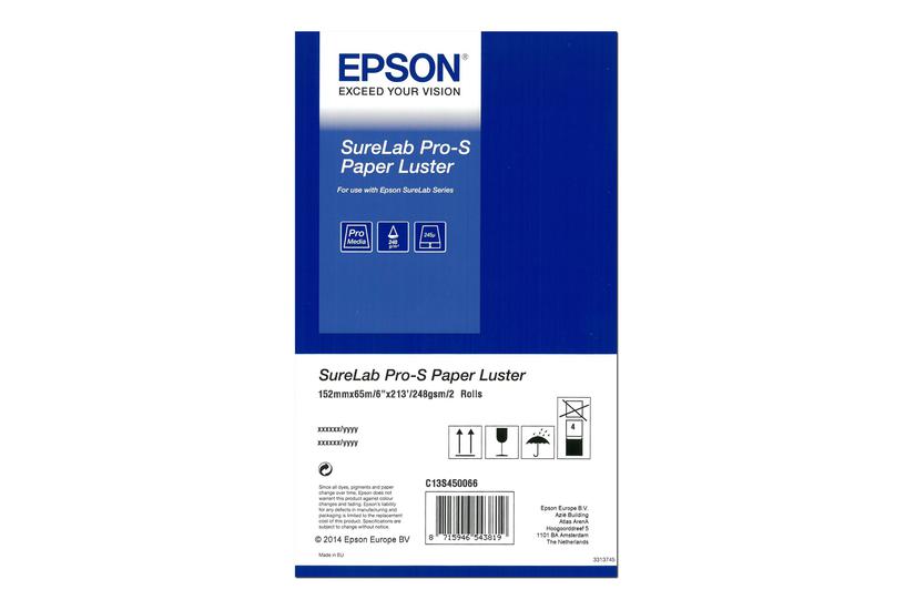 Epson Surelab Pro- Luster Papir Glans Rulle Rulle 15 Cm 65 248