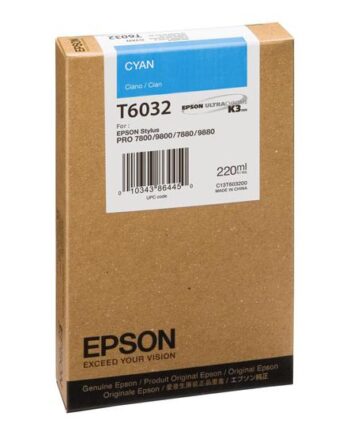 Epson T6032 Cyan Original Blækpatron