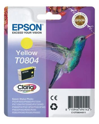 Epson T0804 Gul Original Blækpatron