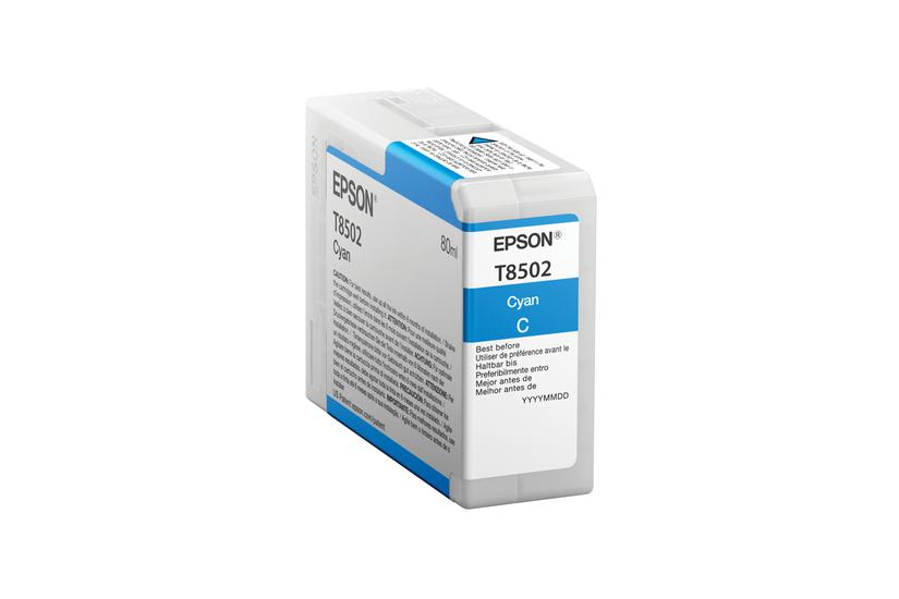 Epson T850200 Høj Kapacitet Cyan Original Blækpatron