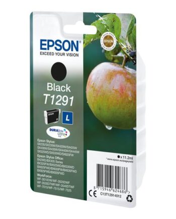 Epson T1291   Størrelse Sort Original Blækpatron