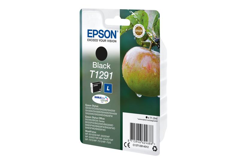 Epson T1291 Størrelse Sort Original Blækpatron