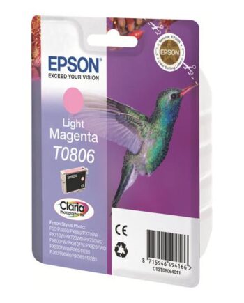 Epson T0806 Lys Magenta Original Blækpatron