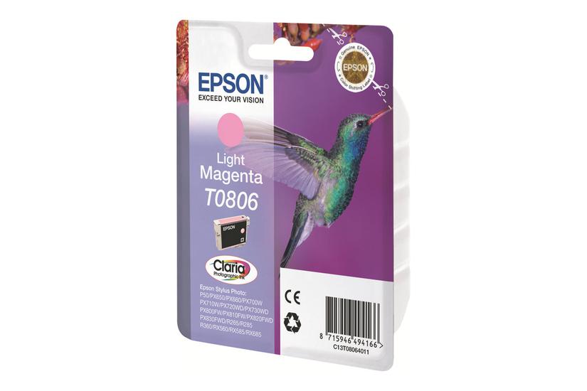 Epson T0806 Lys Magenta Original Blækpatron