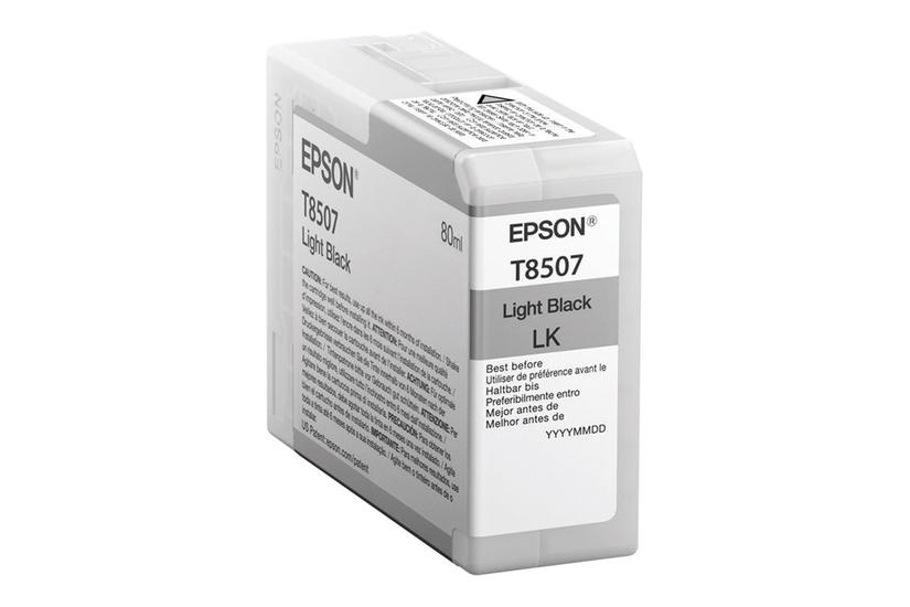 Epson T8507 Lys Sort Original Blækpatron