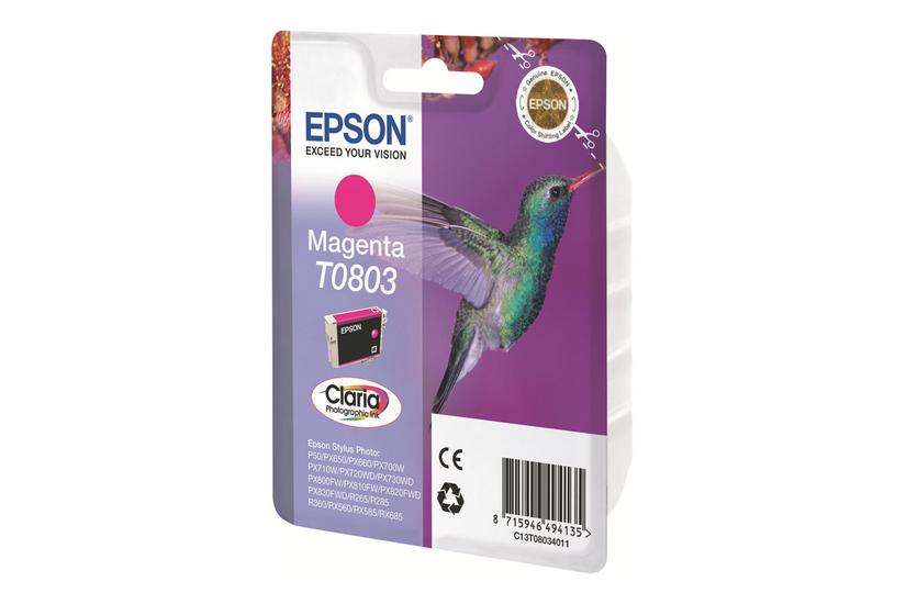Epson T0803 Magenta Original Blækpatron