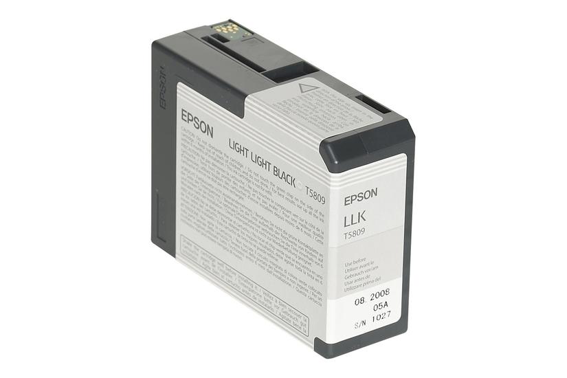 Epson T5809 Meget Lys Sort Original Blækpatron