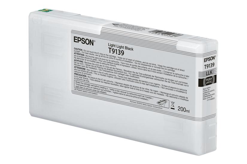 Epson T9139 Meget Lys Sort Original Blækpatron