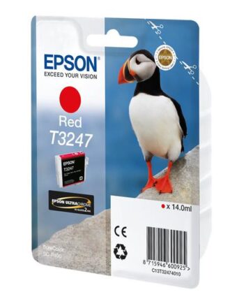 Epson T3247 Rød Original Blækpatron