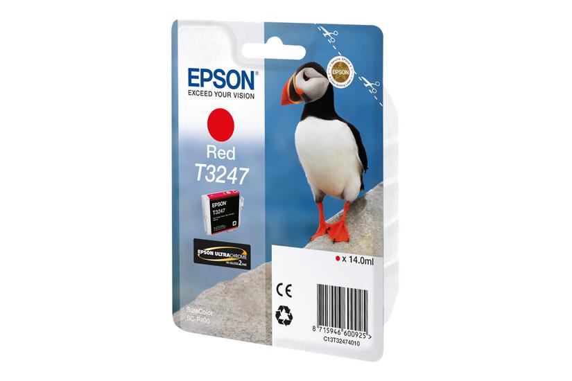Epson T3247 Rød Original Blækpatron