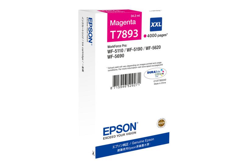 Epson T7893 Størrelse Magenta Original Blækpatron