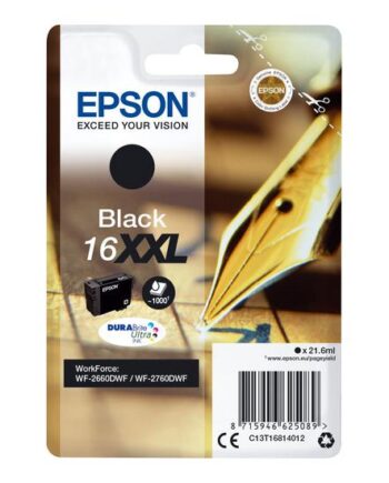 Epson 16x    Sort Original Blækpatron