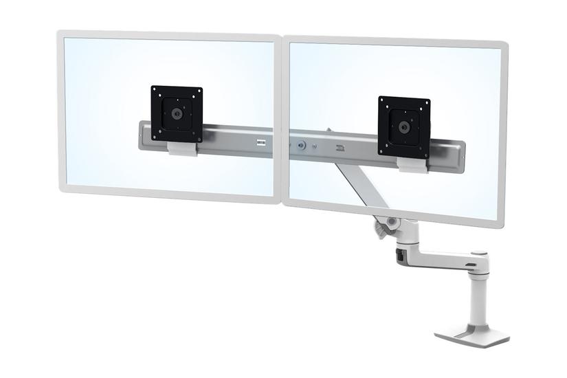 Ergotron Lx Monteringssæt For Lcd Displays Dobbelt Direkte Hvid