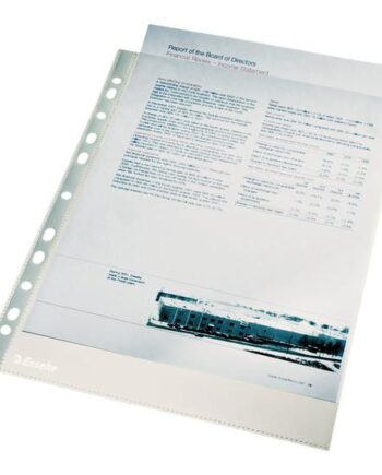 Esselte Arkbeskytter For A4 Kapacitet: 30 Ark Klar Glas