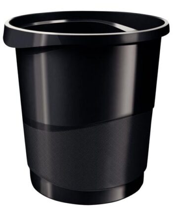 Esselte Europost Vivida Papirkurv 14   Sort