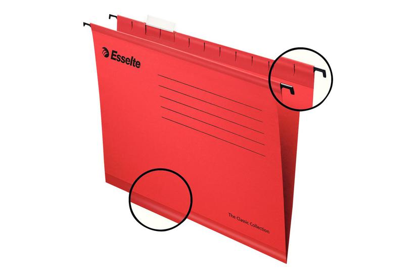 Esselte Hængende Fil For Folio Rød