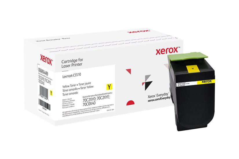 Everyday Extra High Capacity Gul Kompatibel Tonerpatron Alternativ Til: Lexmark 70c0x40 Lexmark 70c2xy0 Lexmark 70c2xye