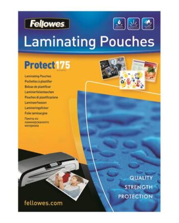 Fellowes Laminating Pouches Protect 175 Micron 100-pakke Blank A4 Laminerings Poser