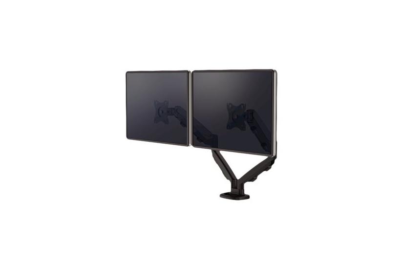 Fellowes Monteringssæt Justerbare Dobbelte Arme For Skærme Sort Ral 9017