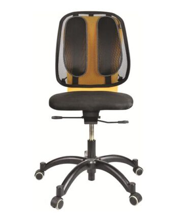 Fellowes Office Suites Rygstøtte Sort