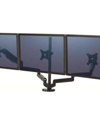 Fellowes Platinum Series Triple Arm Monteringssæt Justerbar Arm For   Skærme Sort