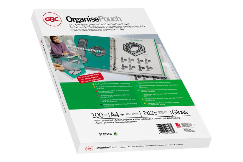 Gbc Organisepouch 100 229 303 Mm Laminerings Poser