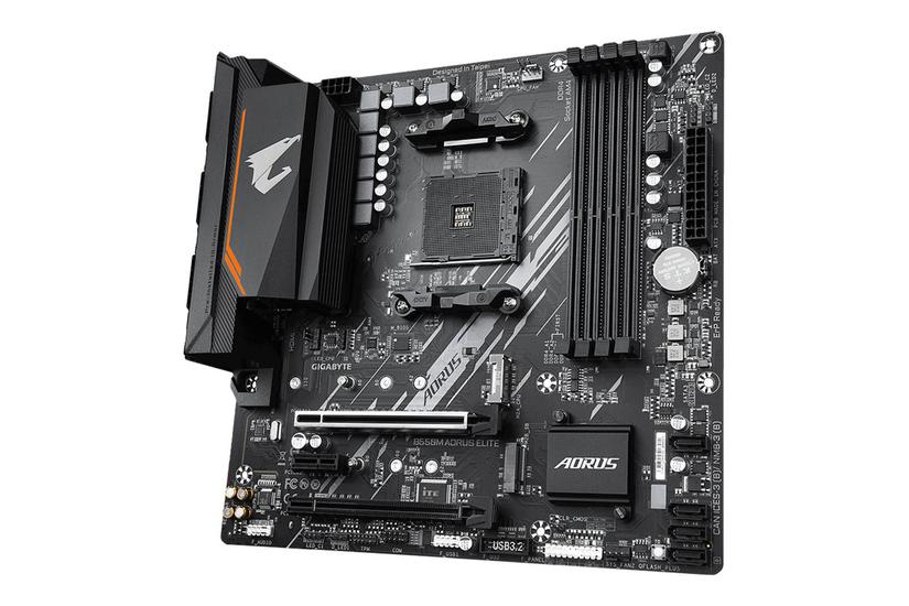 Gigabyte B550m Aorus Elite Bundkort Micro Atx Socket Am4 Amd B550