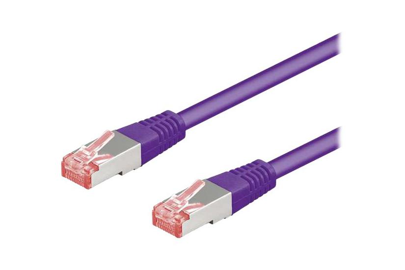 Goobay Netværkskabel 50 Cm Lilla