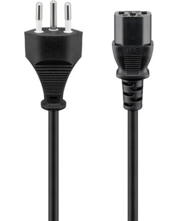 Goobay Nk 122  -200 Strømkabel Iec 60906-  Til Power Iec 60320 C13