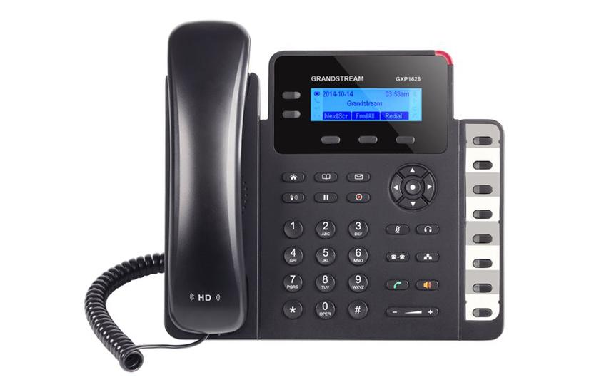 Grandstream Gxp1628 Voip-telefon -vejs Opkaldskapacitet