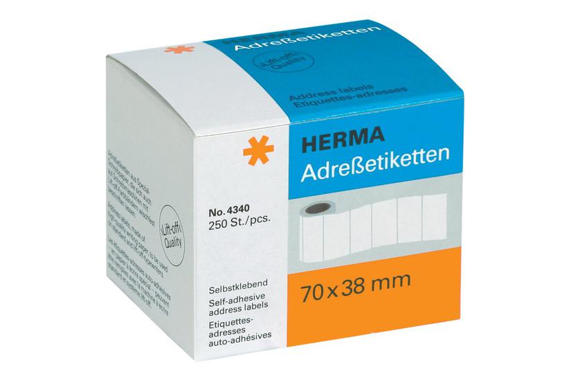 Herma Adresseetiketter 250 Etikette 70 38 Mm