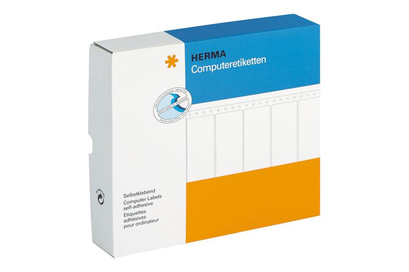 Herma Computer Labels Fortløbende Fanfold-mærkater Mat 16000 Etikette 81 28 35 Mm
