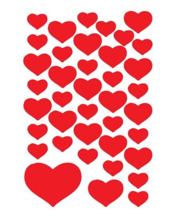 Herma Decor Dekorationsklæbemiddel Small Hearts   Ark Papir