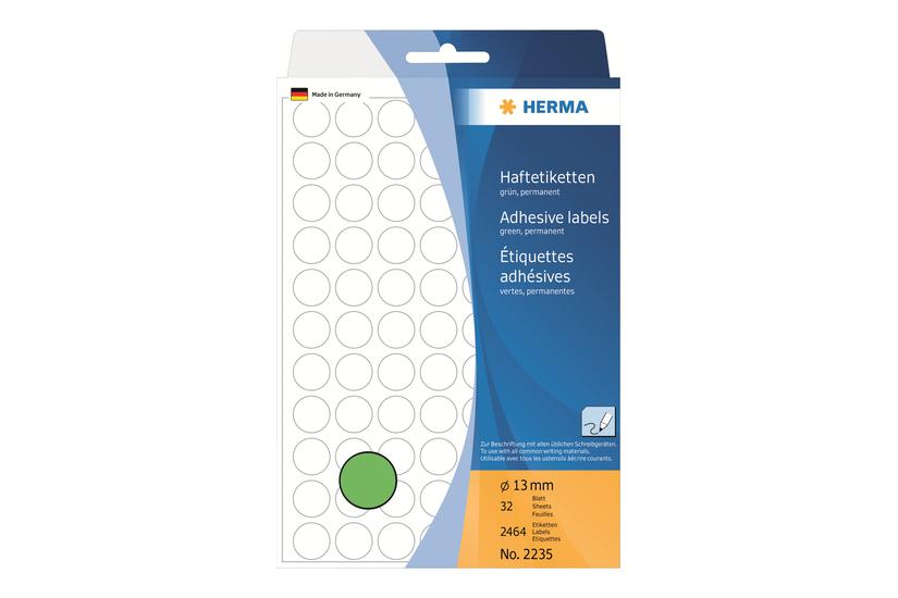 Herma Etiketter 2464 Etikette 13 Mm Rund