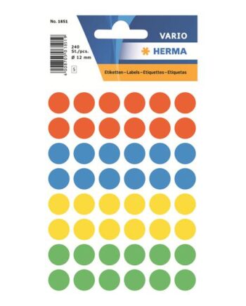 Herma Etiketter 240 Etikette    12 Mm Rund