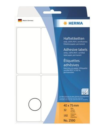 Herma Etiketter 192 Etikette    40   75 Mm
