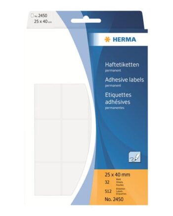 Herma Etiketter 512 Etikette    25   40 Mm