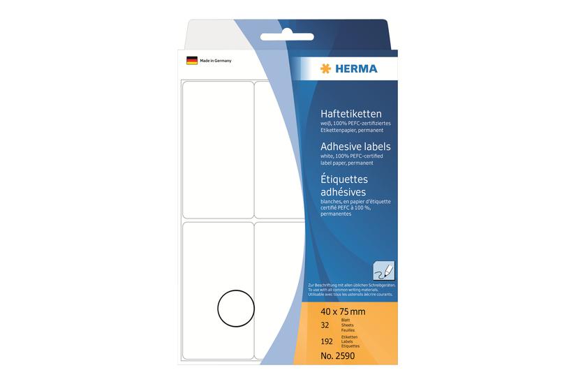 Herma Etiketter 192 Etikette 40 75 Mm
