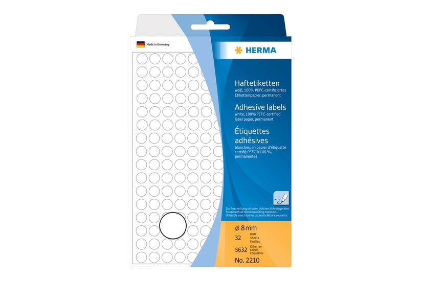 Herma Etiketter Til Flere Formål 5632 Etikette Mm Rund