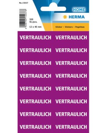 Herma Forsendelsesmærkat   25 Cm     Cm Papir  Pakke Med 320